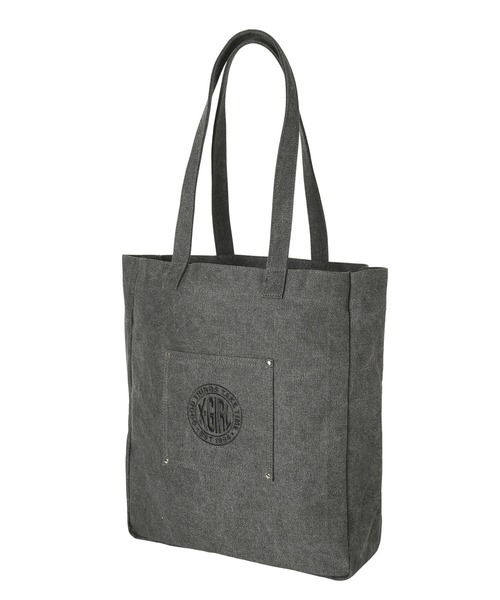 X-girl(エックスガール)の「PIGMENT DYED TOTE BAG(トートバッグ・レディース・オリーブ/チャコール・ONE SIZE)」の16枚目の写真