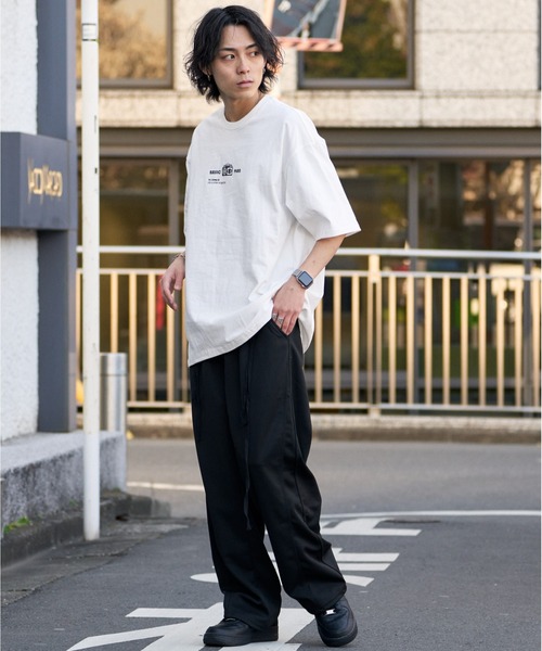 Ada.（エイダ）の「<Good Riddanceコラボ>フロント アクセント スウェットパンツ（スウェットパンツ・メンズ・カーキ/ブラック・FREE）」の9枚目の写真