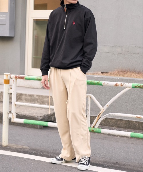 Ada.（エイダ）の「<Good Riddanceコラボ>フロント アクセント スウェットパンツ（スウェットパンツ・メンズ・カーキ/ブラック・FREE）」の4枚目の写真