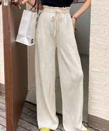 ミニプリーツワイドパンツ