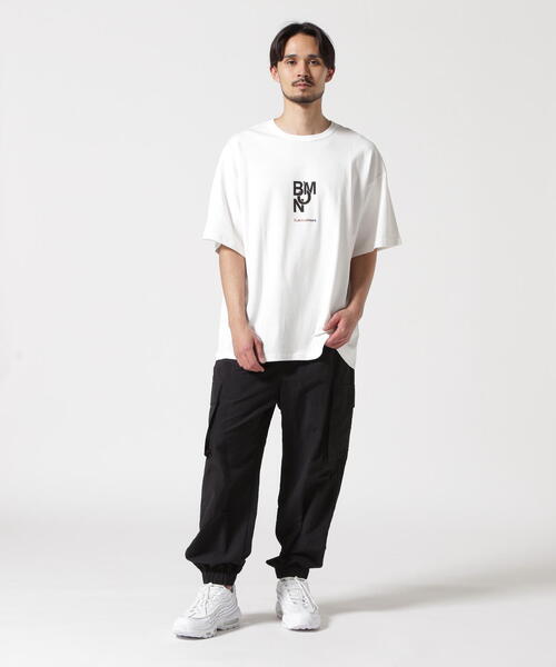 BEAVER(ビーバー)の「B omnivore/ビーオムニボー BMN S/S Tee(Tシャツ/カットソー・メンズ・ホワイト/ブラック・L/M)」の12枚目の写真