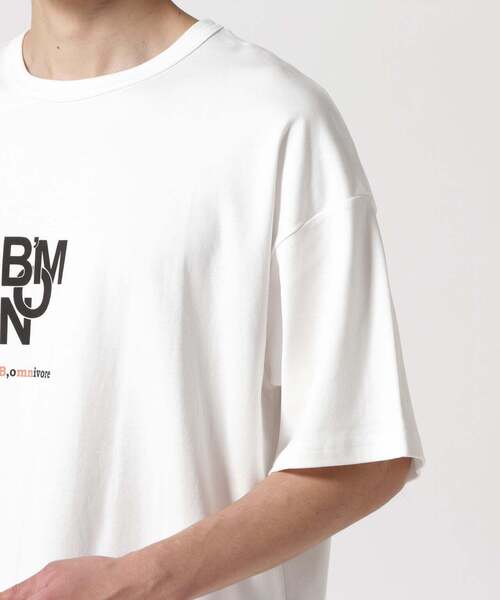 BEAVER(ビーバー)の「B omnivore/ビーオムニボー BMN S/S Tee(Tシャツ/カットソー・メンズ・ホワイト/ブラック・L/M)」の14枚目の写真