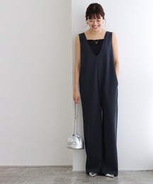 ペアスキンVネックオールインワン