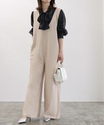 ペアスキンVネックオールインワン