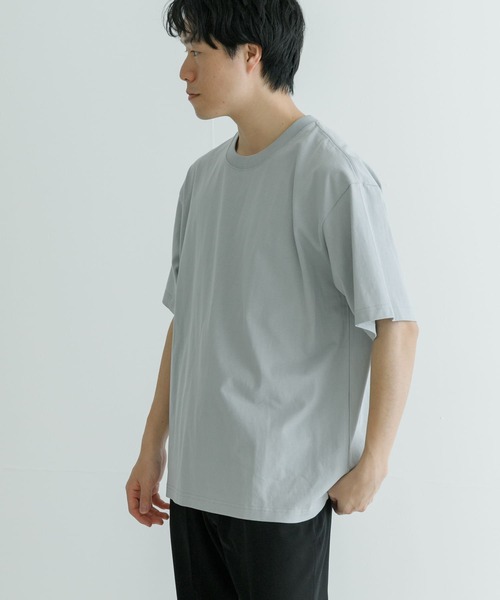 URBAN RESEARCH（アーバンリサーチ）の「汗染み防止加工クルーネックTシャツ（Tシャツ/カットソー・メンズ・ブルー系その他/チャコールグレー/ホワイト/グレー系その他・SMALL/X-LARGE/MEDIUM/LARGE）」の4枚目の写真
