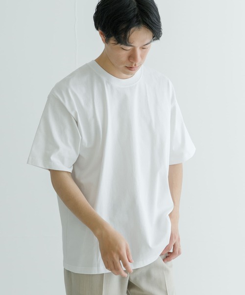 URBAN RESEARCH（アーバンリサーチ）の「汗染み防止加工クルーネックTシャツ（Tシャツ/カットソー・メンズ・ブルー系その他/チャコールグレー/ホワイト/グレー系その他・SMALL/X-LARGE/MEDIUM/LARGE）」の2枚目の写真