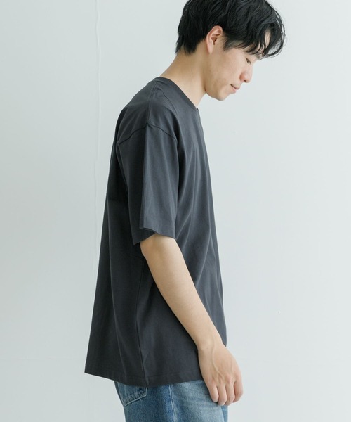 URBAN RESEARCH（アーバンリサーチ）の「汗染み防止加工クルーネックTシャツ（Tシャツ/カットソー・メンズ・ブルー系その他/チャコールグレー/ホワイト/グレー系その他・SMALL/X-LARGE/MEDIUM/LARGE）」の3枚目の写真