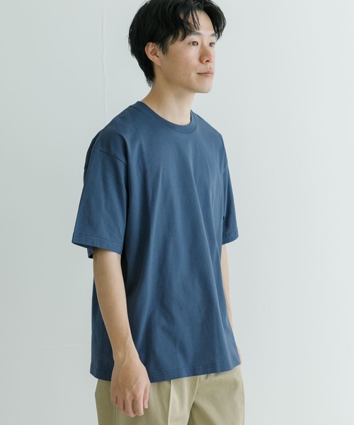 URBAN RESEARCH（アーバンリサーチ）の「汗染み防止加工クルーネックTシャツ（Tシャツ/カットソー・メンズ・ブルー系その他/チャコールグレー/ホワイト/グレー系その他・SMALL/X-LARGE/MEDIUM/LARGE）」の5枚目の写真