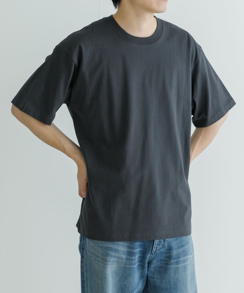 URBAN RESEARCH（アーバンリサーチ）の「汗染み防止加工クルーネックTシャツ（Tシャツ/カットソー・メンズ・ブルー系その他/チャコールグレー/ホワイト/グレー系その他・SMALL/X-LARGE/MEDIUM/LARGE）」の8枚目の写真