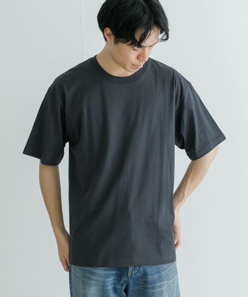 URBAN RESEARCH（アーバンリサーチ）の「汗染み防止加工クルーネックTシャツ（Tシャツ/カットソー・メンズ・ブルー系その他/チャコールグレー/ホワイト/グレー系その他・SMALL/X-LARGE/MEDIUM/LARGE）」の11枚目の写真