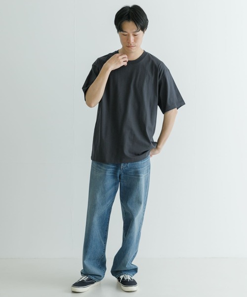 URBAN RESEARCH（アーバンリサーチ）の「汗染み防止加工クルーネックTシャツ（Tシャツ/カットソー・メンズ・ブルー系その他/チャコールグレー/ホワイト/グレー系その他・SMALL/X-LARGE/MEDIUM/LARGE）」の13枚目の写真
