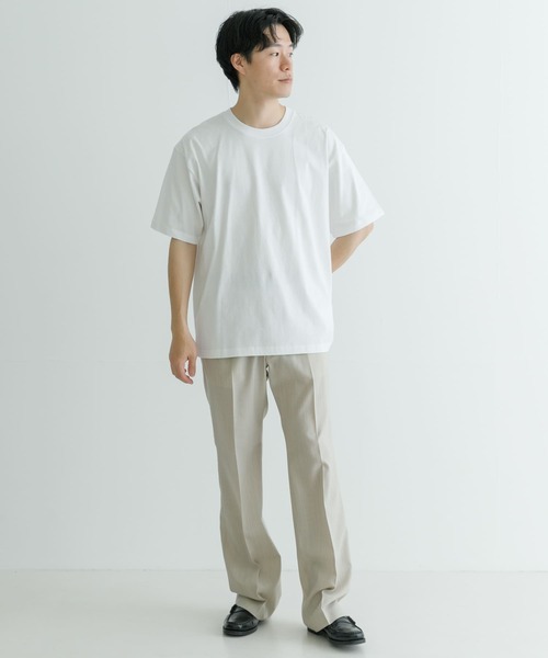 URBAN RESEARCH（アーバンリサーチ）の「汗染み防止加工クルーネックTシャツ（Tシャツ/カットソー・メンズ・ブルー系その他/チャコールグレー/ホワイト/グレー系その他・SMALL/X-LARGE/MEDIUM/LARGE）」の20枚目の写真
