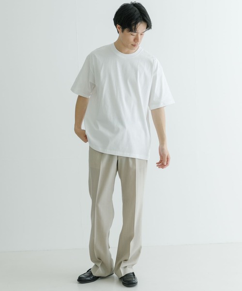 URBAN RESEARCH（アーバンリサーチ）の「汗染み防止加工クルーネックTシャツ（Tシャツ/カットソー・メンズ・ブルー系その他/チャコールグレー/ホワイト/グレー系その他・SMALL/X-LARGE/MEDIUM/LARGE）」の21枚目の写真