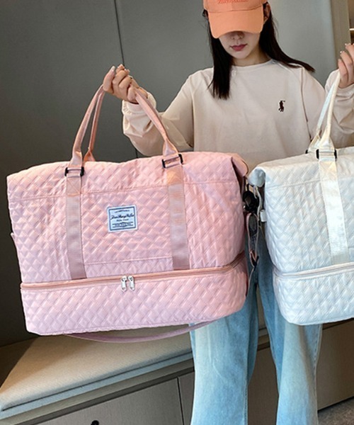 ★新品★ おでかけキルティングボストンバッグ ピンク 商品詳細ページ