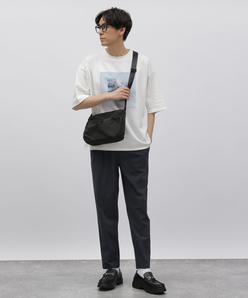 LAKOLE(ラコレ)の「アートペインティングプリントT / 113991(Tシャツ/カットソー・メンズ・ブラック/ホワイト/サンドグレー/グリーン・MEDIUM/LARGE/X-LARGE)」の6枚目の写真