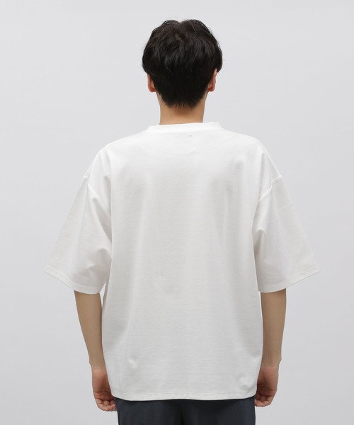 LAKOLE(ラコレ)の「アートペインティングプリントT / 113991(Tシャツ/カットソー・メンズ・ブラック/ホワイト/サンドグレー/グリーン・MEDIUM/LARGE/X-LARGE)」の13枚目の写真