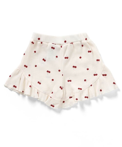 apres les cours（アプレレクール）の「【WEB限定】ワッフルフリルショートパンツ（その他パンツ・キッズ・アイボリー/ピンク/ミント/チャコール・80/90/100/110/120/130/140）」の7枚目の写真