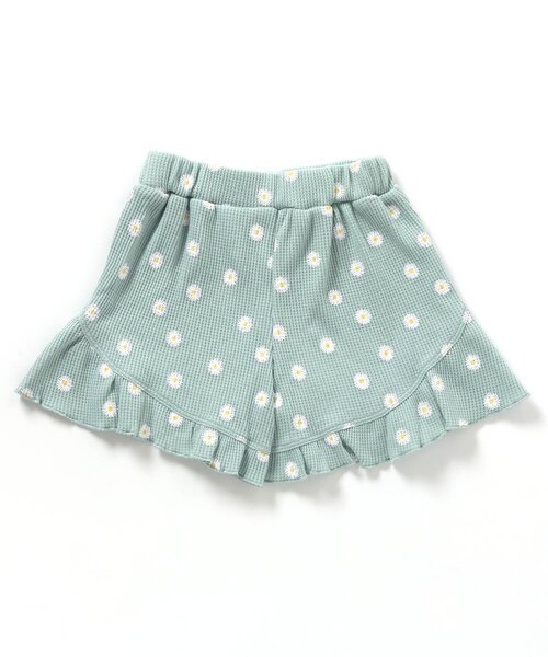 apres les cours（アプレレクール）の「【WEB限定】ワッフルフリルショートパンツ（その他パンツ・キッズ・アイボリー/ピンク/ミント/チャコール・80/90/100/110/120/130/140）」の8枚目の写真
