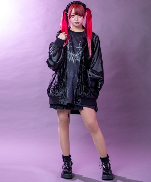BACKSTAGE PASS バックステージパス　 JAM スカジャン CAMELLIA(カメリア) バッククロス スカジャン（スカジャン