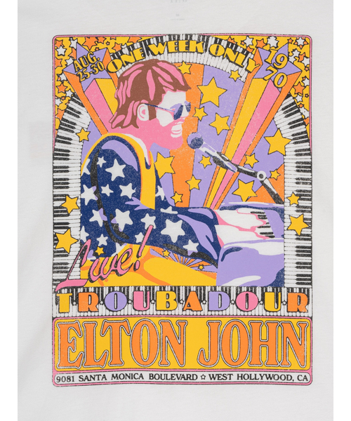 セール】エルトン・ジョン グラフィックTシャツ ELTON JOHN（T