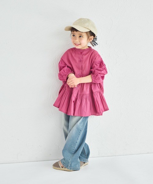 pairmanon（ペアマノン）の「雑材風 バックリボンキャップ（キャップ・キッズ・ベージュ・FREE）」の5枚目の写真