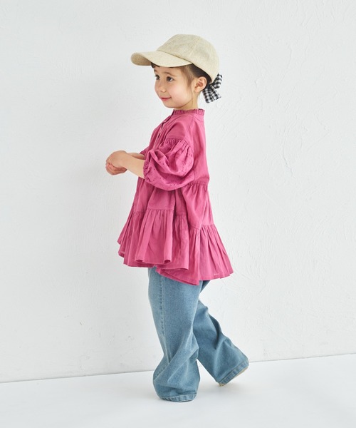 pairmanon（ペアマノン）の「雑材風 バックリボンキャップ（キャップ・キッズ・ベージュ・FREE）」の6枚目の写真