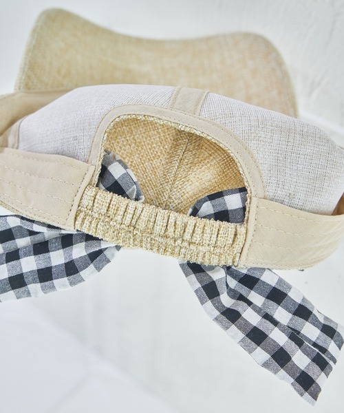 pairmanon（ペアマノン）の「雑材風 バックリボンキャップ（キャップ・キッズ・ベージュ・FREE）」の12枚目の写真