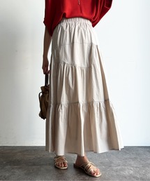 Chez toi | コットンティアードスカート(スカート)