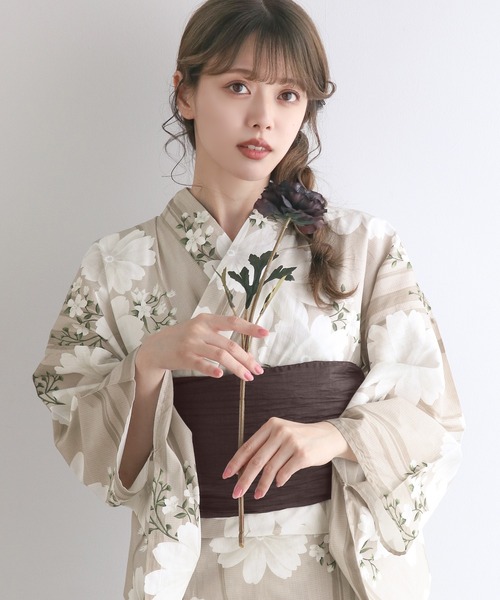 KYOETSU（キョウエツ）の「浴衣 セット レディース 2点セット( 浴衣 + 帯 ) A（浴衣・レディース・その他4/その他7/その他6/その他1/その他2/その他3/その他5/その他8/その他13/その他10/その他11/その他15/その他14/その他12/その他9・フリー）」の15枚目の写真