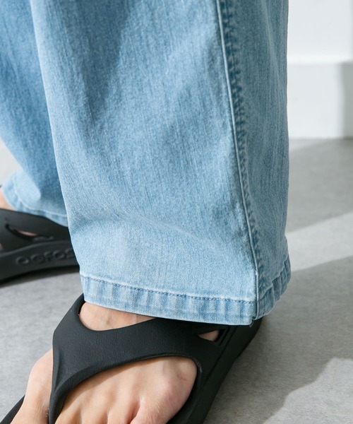 URBAN RESEARCH Sonny Label（アーバンリサーチサニーレーベル）の「『接触冷感』デニムユーティリティイージーパンツ（デニムパンツ・メンズ・ライトインディゴブルー/インディゴブルー・MEDIUM/LARGE）」の6枚目の写真