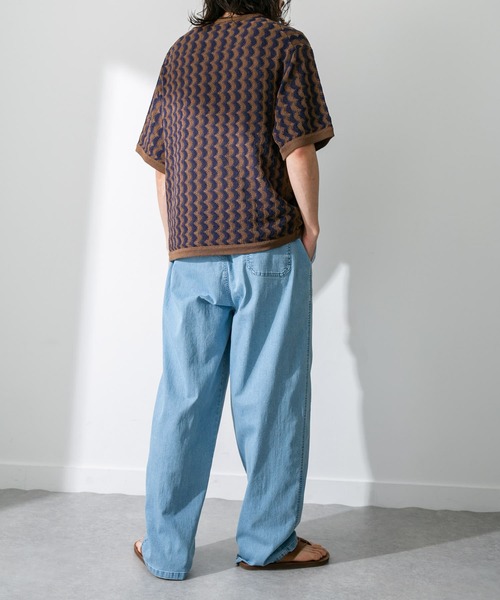 URBAN RESEARCH Sonny Label（アーバンリサーチサニーレーベル）の「『接触冷感』デニムユーティリティイージーパンツ（デニムパンツ・メンズ・ライトインディゴブルー/インディゴブルー・MEDIUM/LARGE）」の11枚目の写真