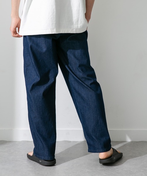 URBAN RESEARCH Sonny Label（アーバンリサーチサニーレーベル）の「『接触冷感』デニムユーティリティイージーパンツ（デニムパンツ・メンズ・ライトインディゴブルー/インディゴブルー・MEDIUM/LARGE）」の20枚目の写真
