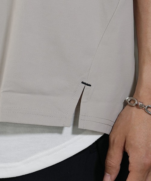 MinoriTY(マイノリティ)の「【MinoriTY】接触冷感オーバーサイズステッチ半袖Tシャツ カットソー メンズ ビッグシルエット ルーズフィット 夏服(Tシャツ/カットソー・メンズ・ホワイト/モカ/ブルー・S/M/L)」の12枚目の写真