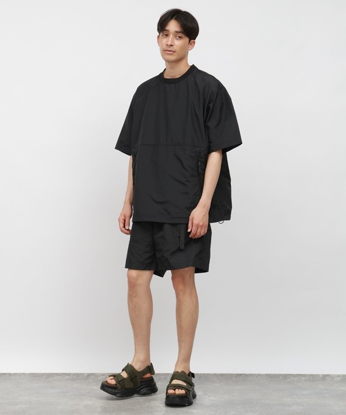 LAKOLE(ラコレ)の「【吸水速乾】ナイロンZIP-プルオーバー<PARK by LAKOLE>/117019(Tシャツ/カットソー・メンズ・ブラック/オリーブ・X-LARGE/MEDIUM/LARGE)」の11枚目の写真