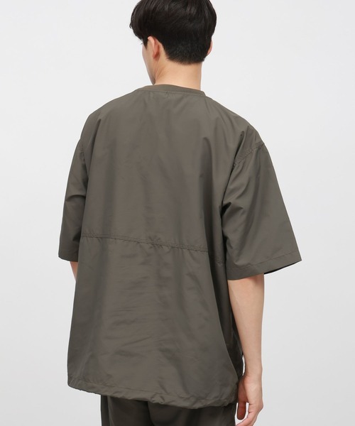 LAKOLE(ラコレ)の「【吸水速乾】ナイロンZIP-プルオーバー<PARK by LAKOLE>/117019(Tシャツ/カットソー・メンズ・ブラック/オリーブ・X-LARGE/MEDIUM/LARGE)」の5枚目の写真