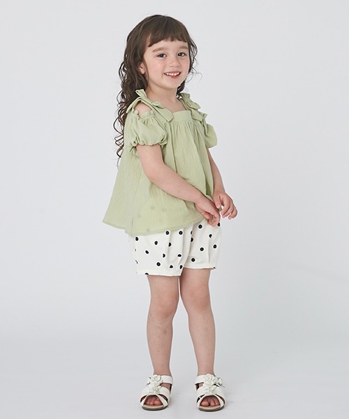 petit main（プティマイン）の「【水陸両用/リンク】タックバルーンパンツ（チノパンツ・キッズ・オレンジ/チャコール/キナリ/ネイビー/ライトベージュ・100cm/110cm/90cm/120cm/130cm/80ｃｍ）」の16枚目の写真