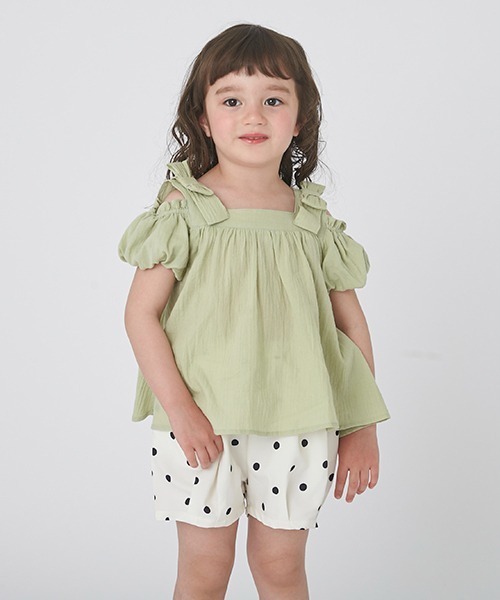 petit main（プティマイン）の「【水陸両用/リンク】タックバルーンパンツ（チノパンツ・キッズ・オレンジ/チャコール/キナリ/ネイビー/ライトベージュ・100cm/110cm/90cm/120cm/130cm/80ｃｍ）」の15枚目の写真