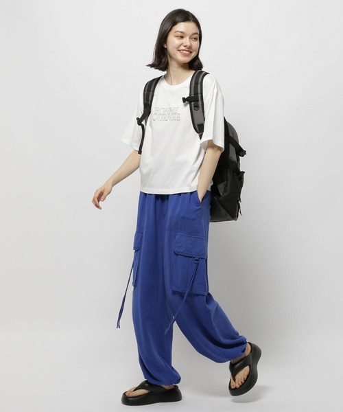 niko and...（ニコアンド）の「機能付きアソートロゴTシャツ（Tシャツ/カットソー・レディース・オフホワイト/ラベンダー/ネイビー/ホワイト・LARGE/MEDIUM）」の5枚目の写真