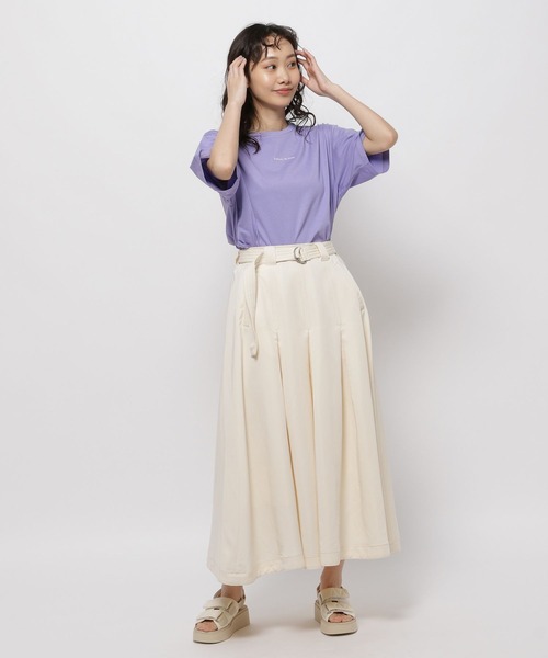 niko and...（ニコアンド）の「機能付きアソートロゴTシャツ（Tシャツ/カットソー・レディース・オフホワイト/ラベンダー/ネイビー/ホワイト・LARGE/MEDIUM）」の11枚目の写真