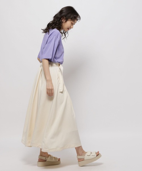 niko and...（ニコアンド）の「機能付きアソートロゴTシャツ（Tシャツ/カットソー・レディース・オフホワイト/ラベンダー/ネイビー/ホワイト・LARGE/MEDIUM）」の12枚目の写真