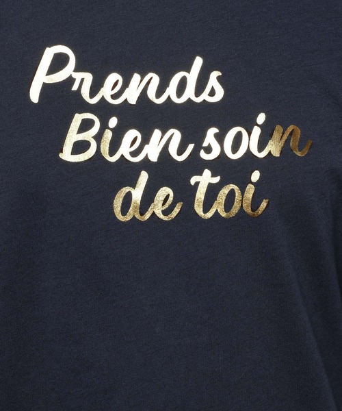 niko and...（ニコアンド）の「機能付きアソートロゴTシャツ（Tシャツ/カットソー・レディース・オフホワイト/ラベンダー/ネイビー/ホワイト・LARGE/MEDIUM）」の21枚目の写真