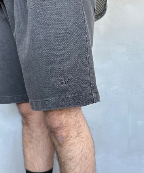 JEANS FACTORY （ジーンズファクトリー）の「[ONEITA/オニータ] POWER-T ワンポイント刺繍ロゴ ピグメントショートパンツ（その他パンツ・メンズ・ネイビー/グレー/ブラック・M/L）」の16枚目の写真