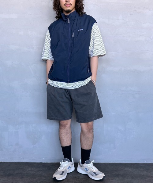 JEANS FACTORY （ジーンズファクトリー）の「[ONEITA/オニータ] POWER-T ワンポイント刺繍ロゴ ピグメントショートパンツ（その他パンツ・メンズ・ネイビー/グレー/ブラック・M/L）」の12枚目の写真