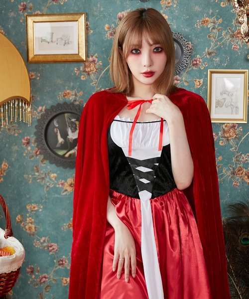 セール】「 赤ずきん 」 ハロウィン コスプレ 仮装 赤ずきん 魔女 童話