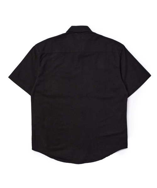 Noen（ノエン）の「半袖レギュラーカラーシャツ（シャツ/ブラウス・メンズ・ブラック/ベージュ・MEDIUM/LARGE）」の3枚目の写真