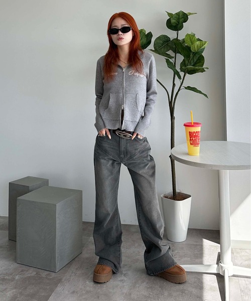 【最終値下げ　完売品　人気】issuethings☆デニム☆3☆グレー 2025年最新】ISSUETHINGS デニムの人気アイテム - メルカリ