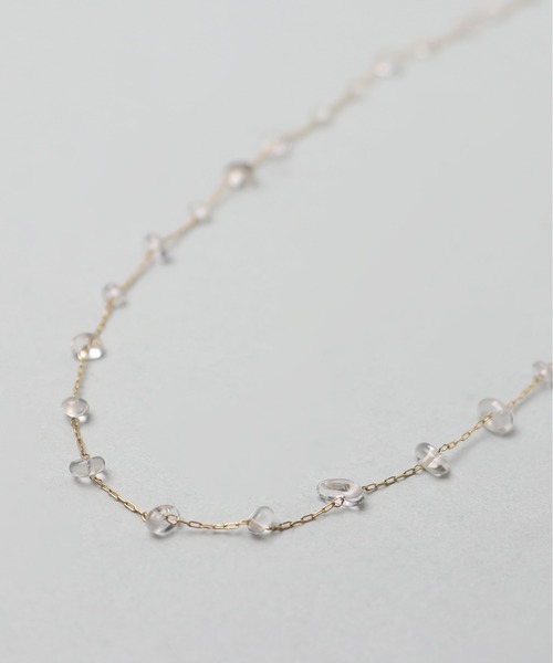 ieLS(イエルズ)の「金属アレルギー対応「ieLS」ステンレス クォーツネックレス(ネックレス・レディース・クリア・ONE SIZE)」の1枚目の写真