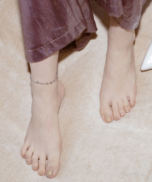 GOLDY(ゴールディ)の「ハート ライン タトゥー アンクレット & ブレスレット(ブレスレット・レディース・ゴールド/シルバー/ブラック・FREE)」の16枚目の写真