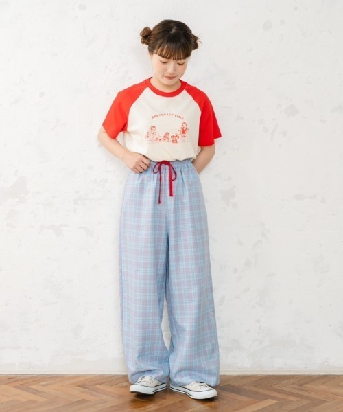 eLur(エラー)の「チェックイージーパンツ(その他パンツ・レディース・ブルー/グリーン/ピンク・MEDIUM/SMALL)」の21枚目の写真