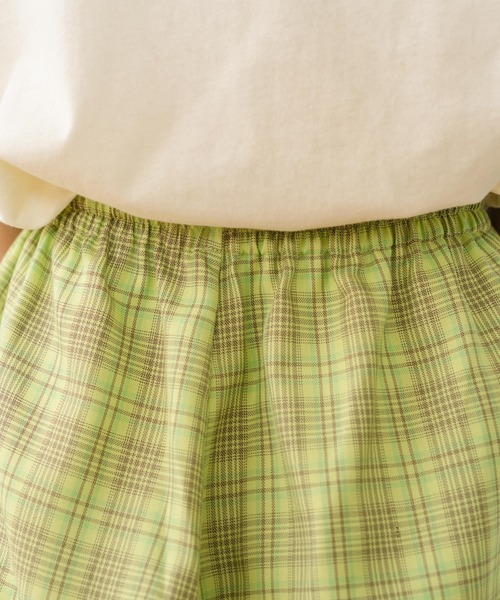 eLur(エラー)の「チェックイージーパンツ(その他パンツ・レディース・ブルー/グリーン/ピンク・MEDIUM/SMALL)」の18枚目の写真